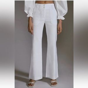 Anthropologie NWT The Naomi Wide-Leg Flare Pants by Maeve Size 2.